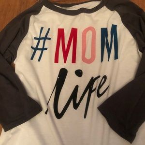 Mom life 3/4 length top, never worn Medium